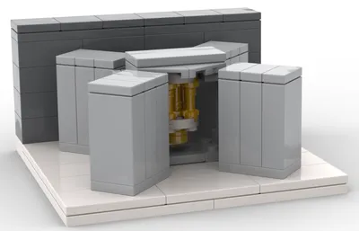 Quantego LEGO model of IBM Quantum System Two