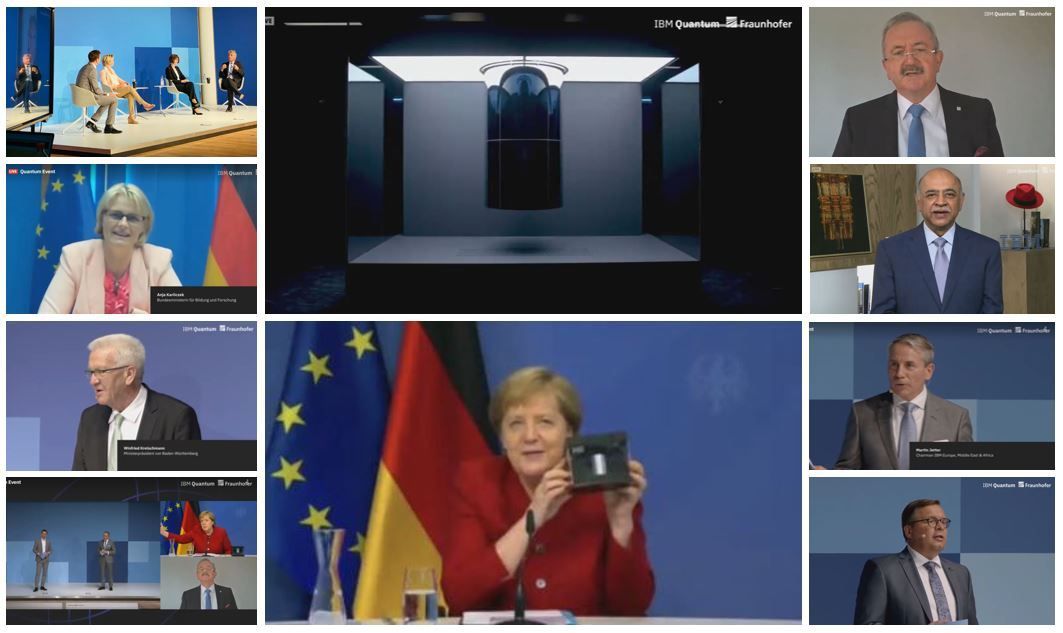 RasQberry on display at the German Federal Chancellery